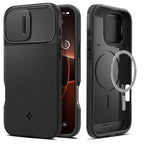 Spigen Optik Armor MagSafe dėklas iPhone 16 Pro Max – juodas