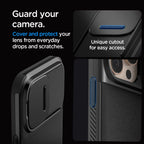 Spigen Optik Armor MagSafe dėklas iPhone 16 Pro Max – juodas