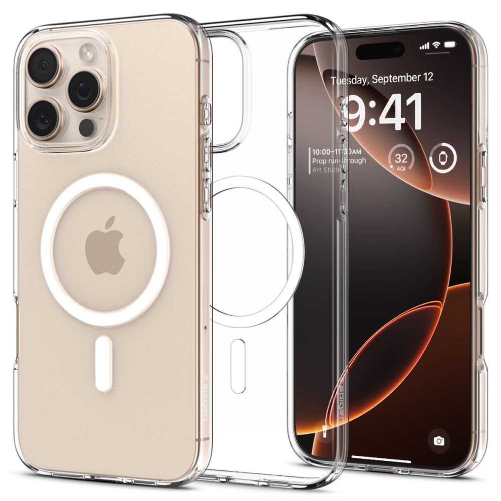 Spigen Liquid Crystal MagSafe dėklas iPhone 16 Pro Max – skaidrus