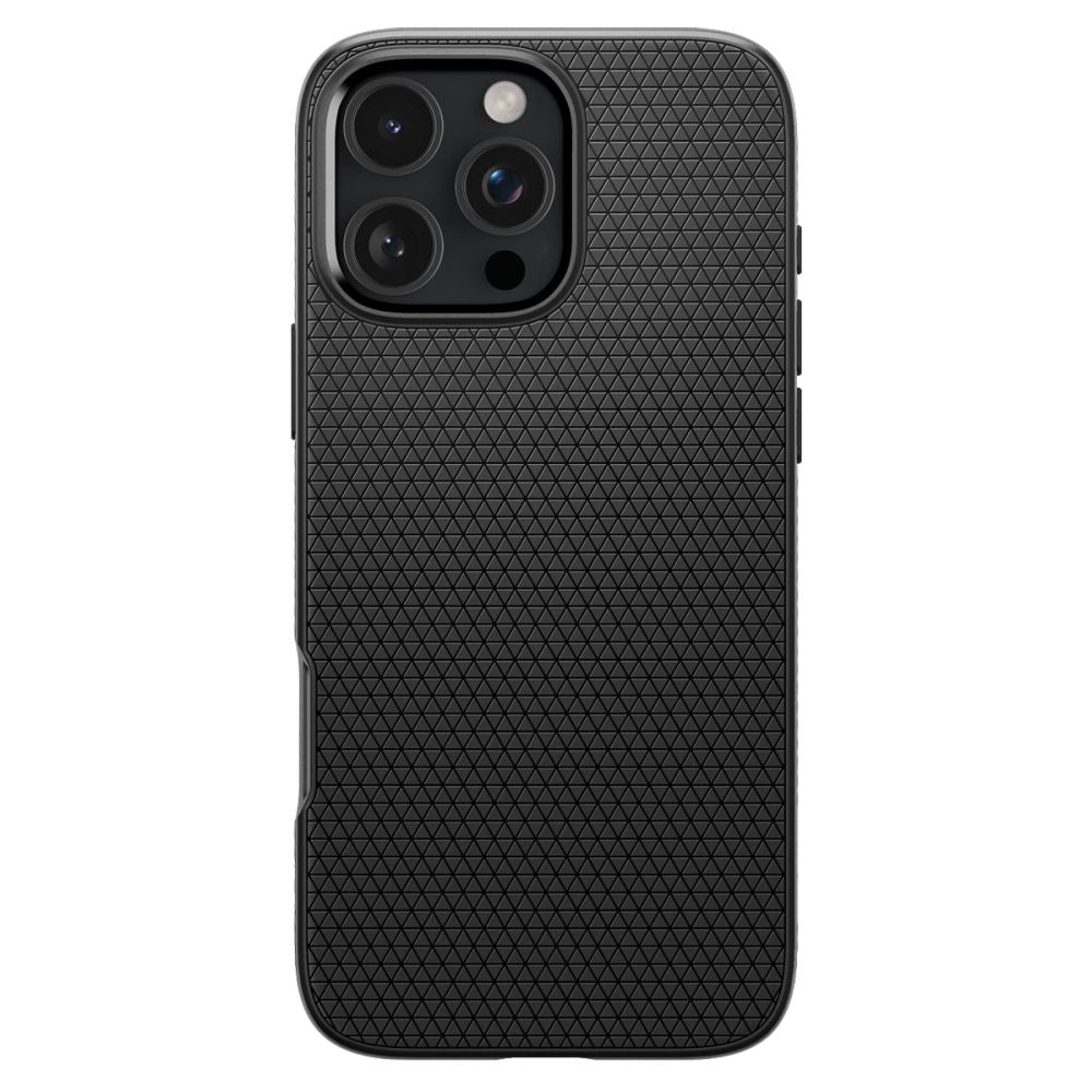 Spigen Liquid Air dėklas iPhone 16 Pro Max – juodas