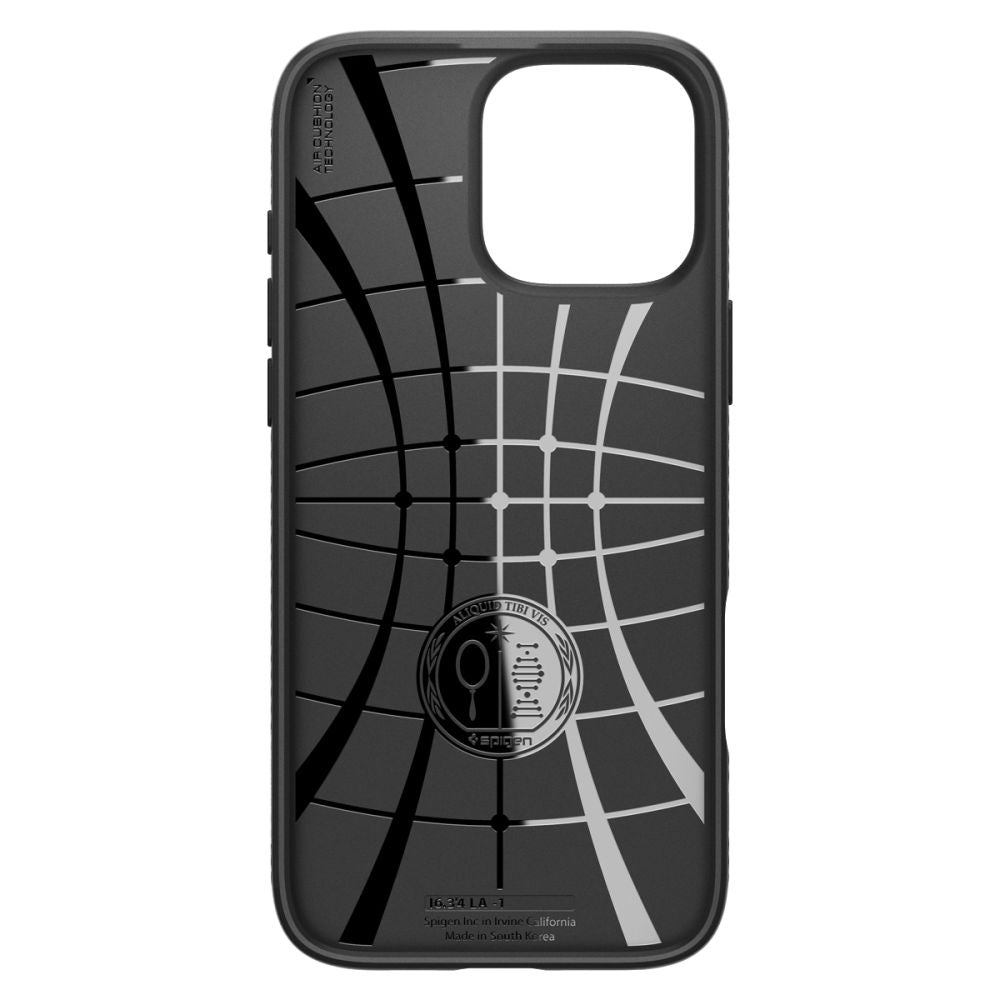 Spigen Liquid Air dėklas iPhone 16 Pro Max – juodas
