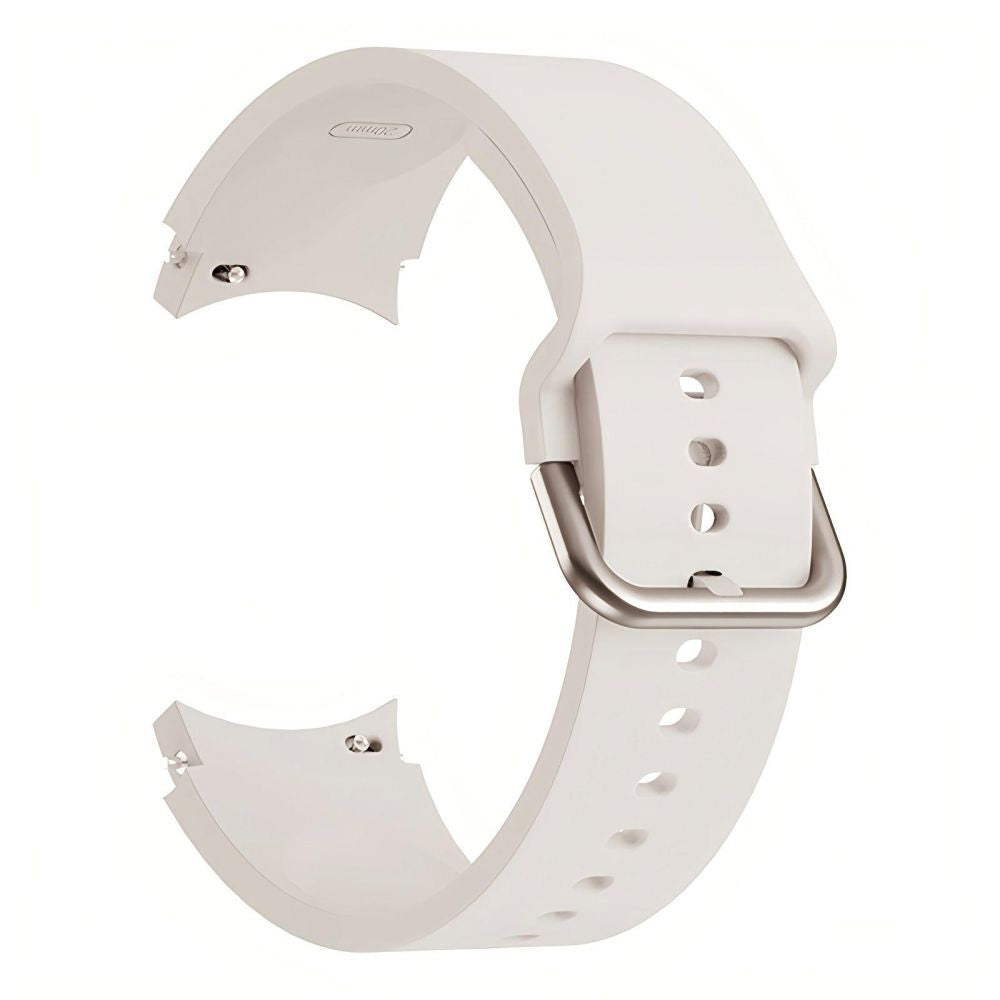 Tech-Protect silikoninis dirželis, skirtas Samsung Galaxy Watch 4 / 5 / 5 Pro / 6 / 7 / FE - smėlio spalvos -- Samsung...