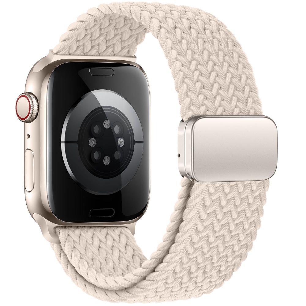 Tech-Protect Nylonmag dirželis, skirtas Apple Watch 4/5/6/7/8/9/SE (38/40/41 mm) – smėlio spalvos -- Apple Watch 4