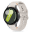 Tech-Protect silikoninis sportinis dirželis, skirtas Samsung Galaxy Watch 4 / 5 / 5 Pro / 6 / 7 / FE - smėlio spalvos --...