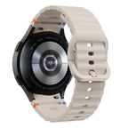 Tech-Protect silikoninis sportinis dirželis, skirtas Samsung Galaxy Watch 4 / 5 / 5 Pro / 6 / 7 / FE - smėlio spalvos --...