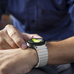 Tech-Protect silikoninis sportinis dirželis, skirtas Samsung Galaxy Watch 4 / 5 / 5 Pro / 6 / 7 / FE - smėlio spalvos --...