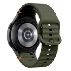 Tech-Protect silikoninis sportinis dirželis, skirtas Samsung Galaxy Watch 4 / 5 / 5 Pro / 6 / 7 / FE - žalias -- Samsung...
