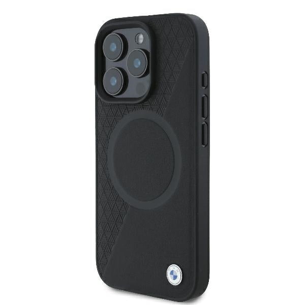 BMW odinis MagSafe dėklas iPhone 16 Pro – juodas