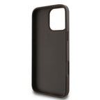 Guess 4G Didelis logotipo dėklas, skirtas iPhone 16 Pro – rudas