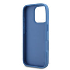 Guess Crossbody 4G dėklas iPhone 16 Pro – mėlynas
