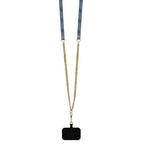 Guess Crossbody 4G dėklas iPhone 16 Pro – mėlynas