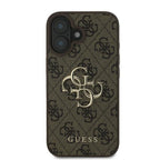 Guess 4G Big Logo dėklas iPhone 16 – rudas -- iPhone 16