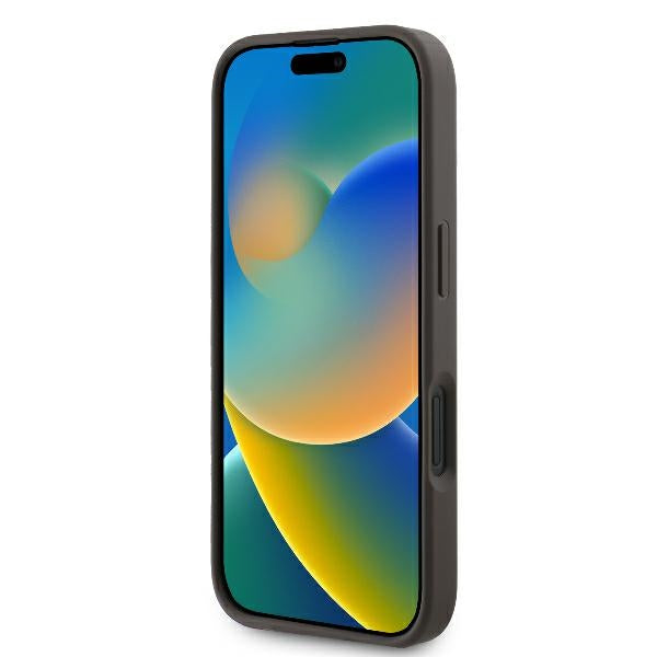 Guess 4G Big Logo dėklas iPhone 16 – rudas -- iPhone 16