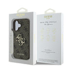 Guess 4G Big Logo dėklas iPhone 16 – rudas -- iPhone 16