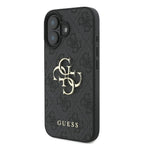 Guess 4G Big Logo dėklas iPhone 16 – Juodas -- iPhone 16