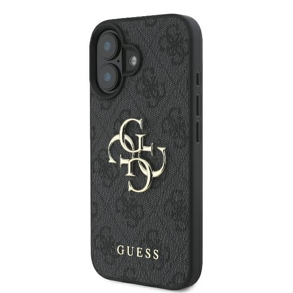 Guess 4G Big Logo dėklas iPhone 16 – Juodas -- iPhone 16