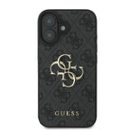 Guess 4G Big Logo dėklas iPhone 16 – Juodas -- iPhone 16