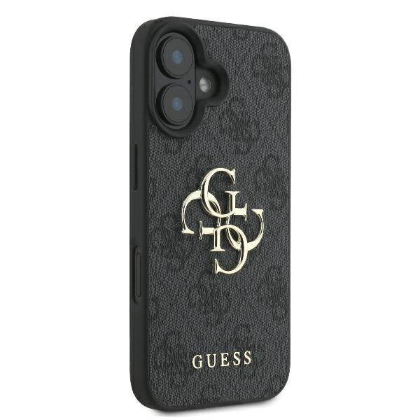 Guess 4G Big Logo dėklas iPhone 16 – Juodas -- iPhone 16