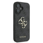 Guess 4G Big Logo dėklas iPhone 16 – Juodas -- iPhone 16