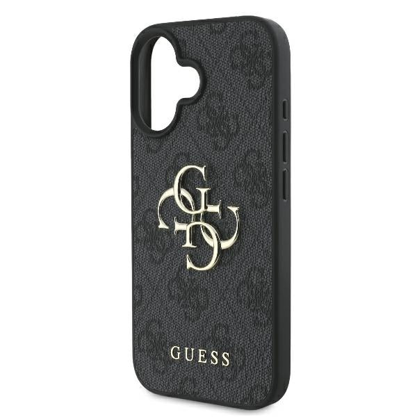 Guess 4G Big Logo dėklas iPhone 16 – Juodas -- iPhone 16