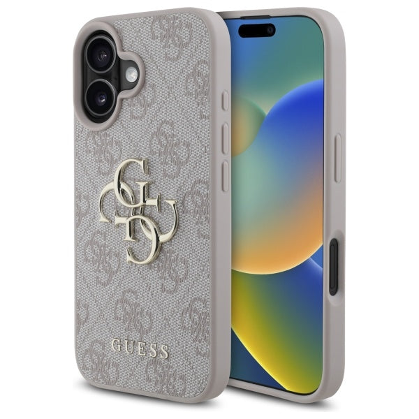 Guess 4G Big Logo dėklas iPhone 16 – Rožinis -- iPhone 16