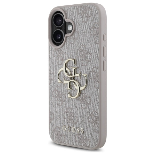 Guess 4G Big Logo dėklas iPhone 16 – Rožinis -- iPhone 16