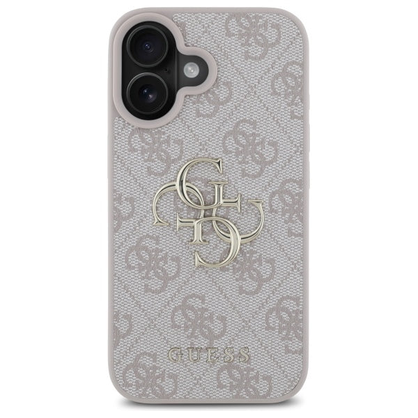 Guess 4G Big Logo dėklas iPhone 16 – Rožinis -- iPhone 16