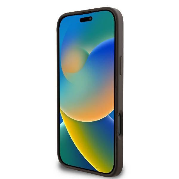 Guess 4G Big Logo dėklas iPhone 16 Pro Max – rudas -- iPhone 16 Pro Max