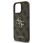 Guess 4G Big Logo dėklas iPhone 16 Pro Max – rudas -- iPhone 16 Pro Max