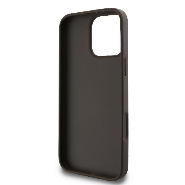 Guess 4G Big Logo dėklas iPhone 16 Pro Max – rudas -- iPhone 16 Pro Max