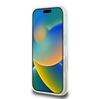 Guess MagSafe dėklas iPhone 16 Pro – skaidrus