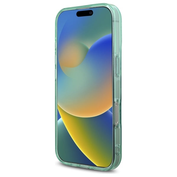 Guess MagSafe dėklas iPhone 16 Pro 6,3" – žalias