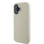 Guess MagSafe dėklas iPhone 16 – smėlio