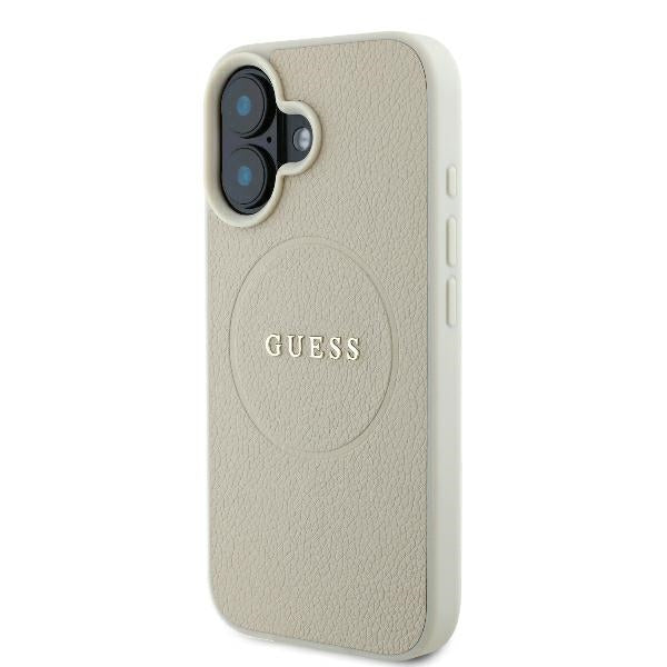 Guess MagSafe dėklas iPhone 16 – smėlio