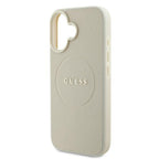 Guess MagSafe dėklas iPhone 16 – smėlio