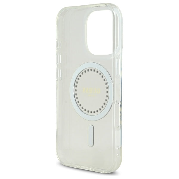 Guess MagSafe dėklas iPhone 16 Pro Max – baltas -- iPhone 16 Pro Max