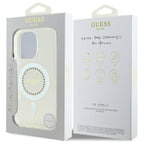 Guess MagSafe dėklas iPhone 16 Pro Max – baltas -- iPhone 16 Pro Max