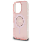 Guess IML Kalnų krištolas MagSafe iPhone 16 Pro Max Case – rožinis