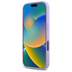 Guess Saffiano MagSafe dėklas iPhone 16 Pro Max – violetinis