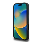 Karl Lagerfeld dygsniuotas dėklas iPhone 16 Pro – juodas