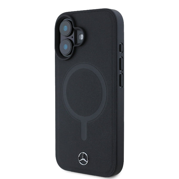 Mercedes-Benz MagSafe odinis dėklas iPhone 16 – juodas
