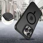 Tech-Protect MagMat MagSafe dėklas iPhone 16 Pro Max – juodas -- iPhone 16 Pro Max