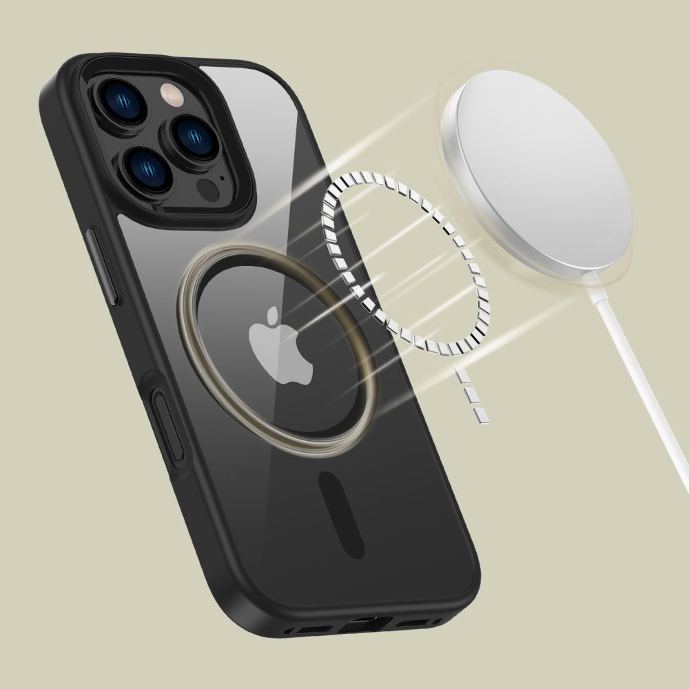 Tech-Protect MagMat MagSafe dėklas iPhone 16 Pro – skaidrus -- iPhone 16 Pro