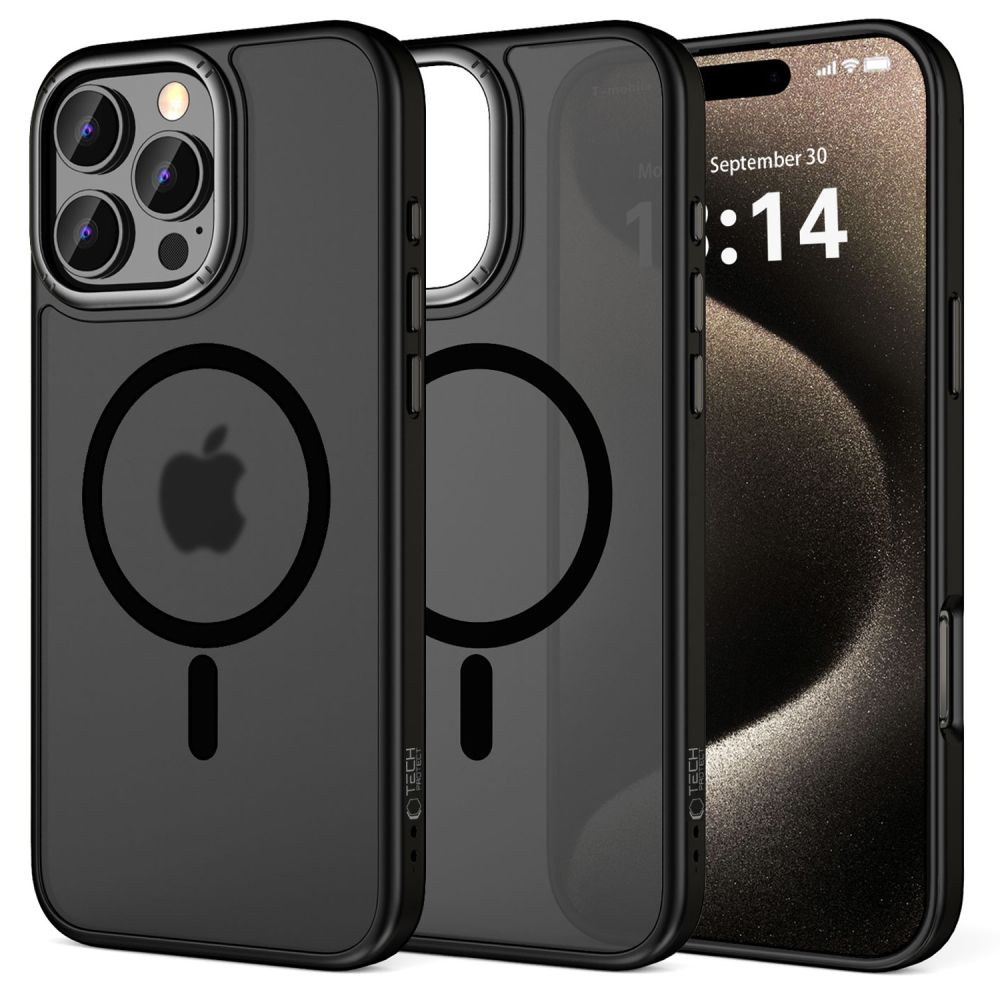 Tech-Protect MagEdge MagSafe dėklas iPhone 16 Pro – pusiau skaidrus -- iPhone 16 Pro