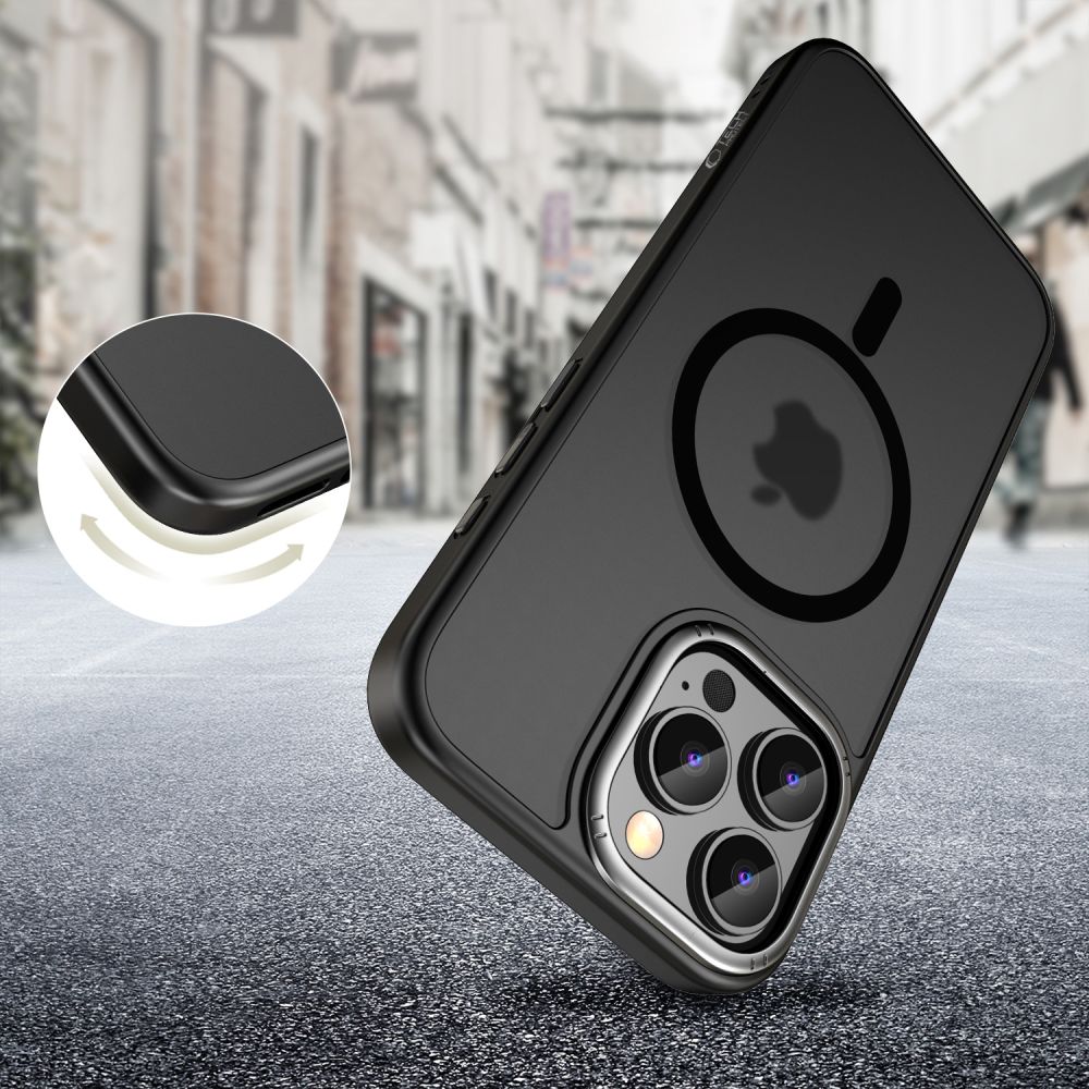 Tech-Protect MagEdge MagSafe dėklas iPhone 16 Pro – pusiau skaidrus -- iPhone 16 Pro
