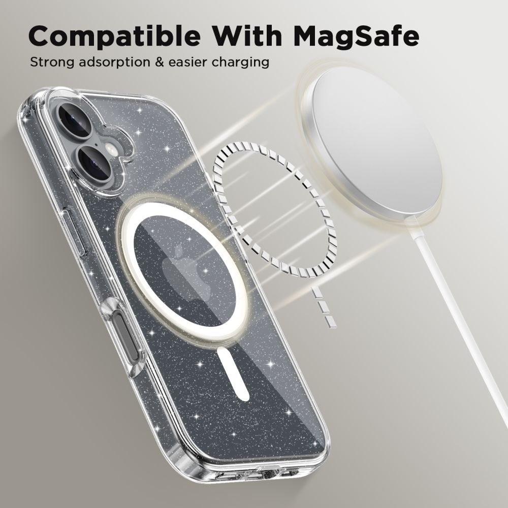 Tech-Protect FlexAir MagSafe dėklas iPhone 16 – skaidrus -- iPhone 16