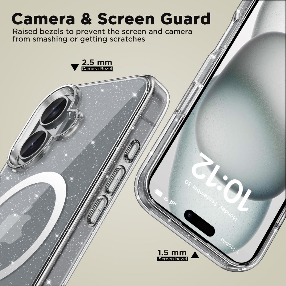 Tech-Protect FlexAir MagSafe dėklas iPhone 16 – skaidrus -- iPhone 16
