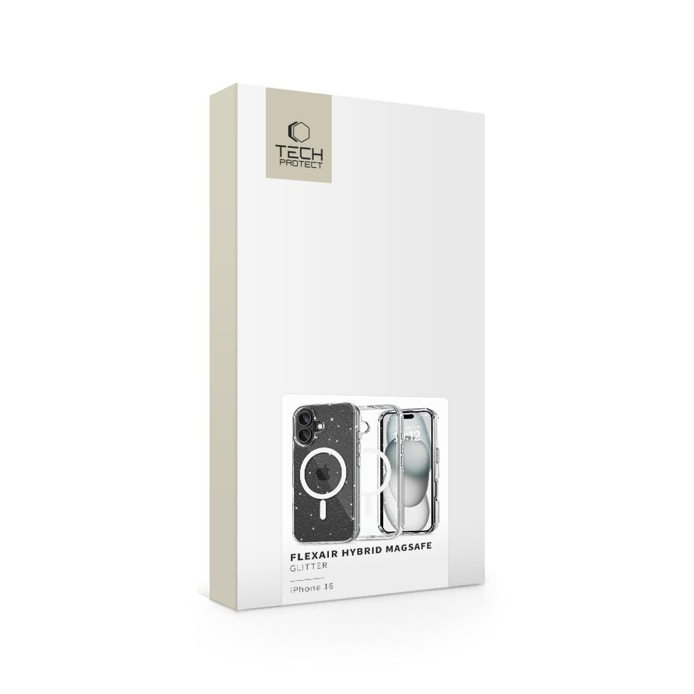 Tech-Protect FlexAir MagSafe dėklas iPhone 16 – skaidrus -- iPhone 16