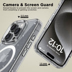 Tech-Protect FlexAir Hybrid MagSafe dėklas iPhone 16 Pro Max – skaidrus -- iPhone 16 Pro Max