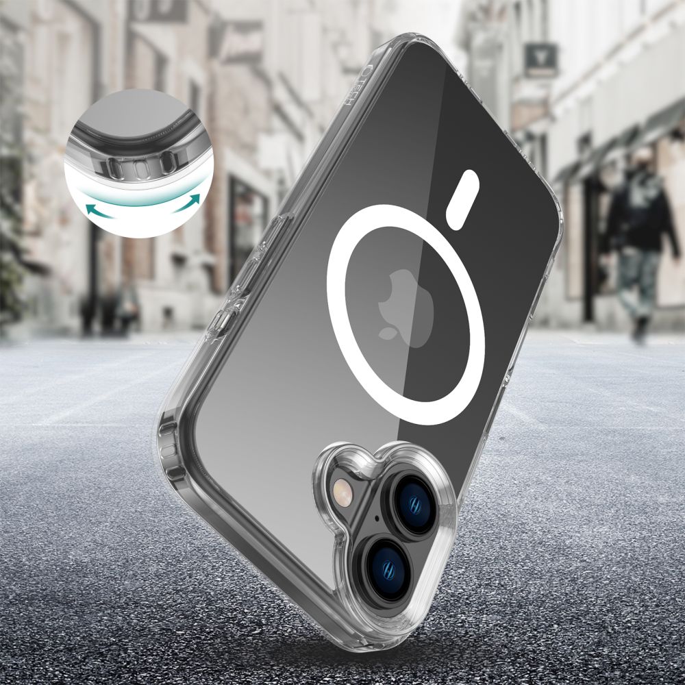 Tech-Protect FlexAir MagSafe dėklas iPhone 16 – skaidrus -- iPhone 16